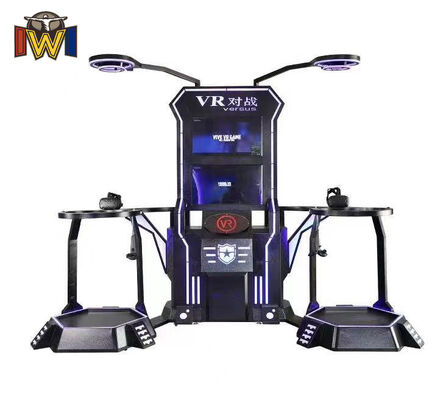 VR  Simulator dengan Dual Zone Rotating Platform Realistis Penanganan Senjata dan Mode Multiplayer untuk Pelatihan dan Hiburan Immersif
