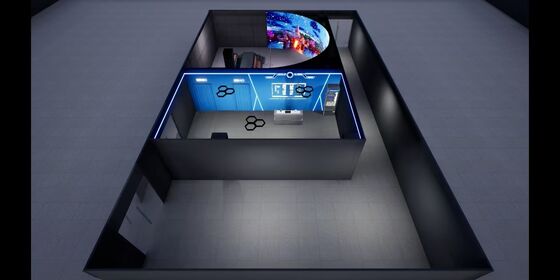 High-Performance Curved Screen Cinema with Resin Composite Materials Modular Design and Quick Assembly for Theme Parks