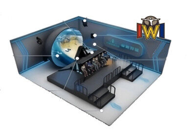 Goede prijs 4D 5D Filmtheater Koepel 9D Virtuele Bioscoop Met CE Rohs Certificering online