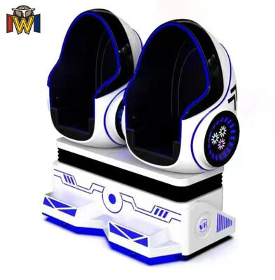 Poltrona VR 9D Egg con Piattaforma di Sollevamento 3DOF, Suono Surround Dolby e Modalità Battaglia Interattiva per Sale Giochi