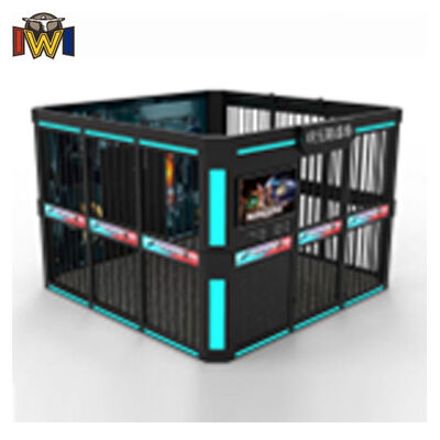 Harga yang bagus Folding Space VR Cage 4 Pemain Virtual Reality Cage Lapisan Anti karat on line