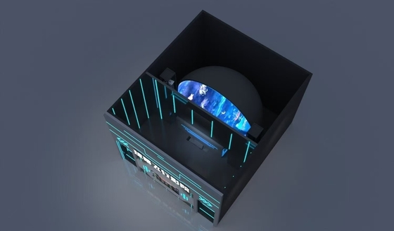 VR Dome Cinema with Six Degree of Freedom Motion Seats and Dynamic Platform for 4-20 Players