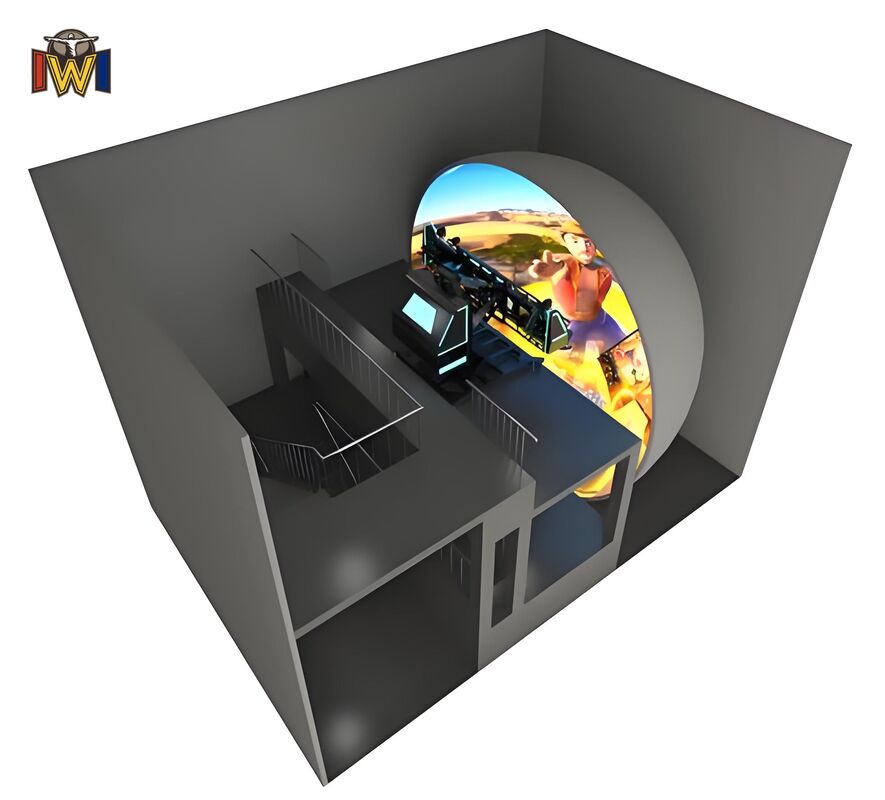 Immersive VR Dome Cinema with 8K Resolution and 3-5.2m Screen for 4-20 ...