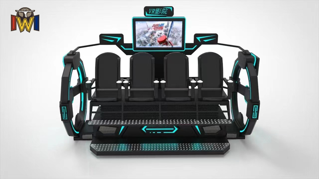 VR 4-Player Cinema with 360° VR Movie Viewing, 4-Player Synchronized ...