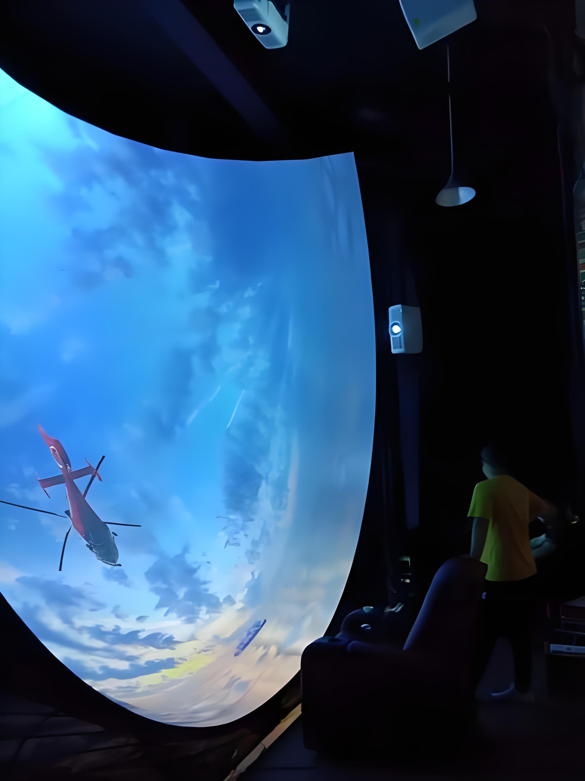 Screen Vr Museum VR Dome Cinema with 3-5.2 Meters Ball Screen 4K to 8K Resolution and ...