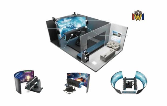 Good price Naked Eye Curved Screen Playzone 4D Cinema For 10-20 Players online
