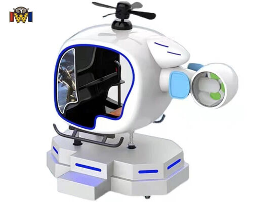 qualité Simulateur d'avion VR pour le divertissement d'arcade avec un environnement de cockpit réaliste et une plate-forme de mouvement usine