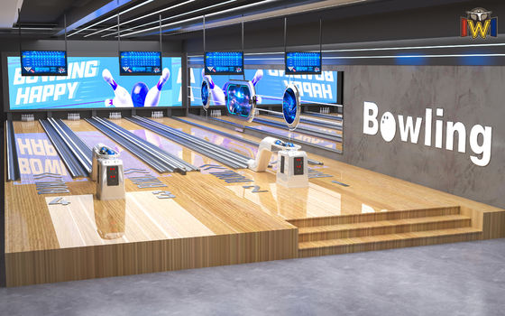 Interactive indoor bowling game center ALL-IN-ONE