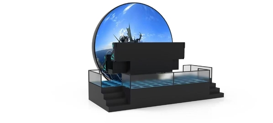 Good price 4D 9D Flying Cinema VR Dome with Curved Screen for Theme Parks online