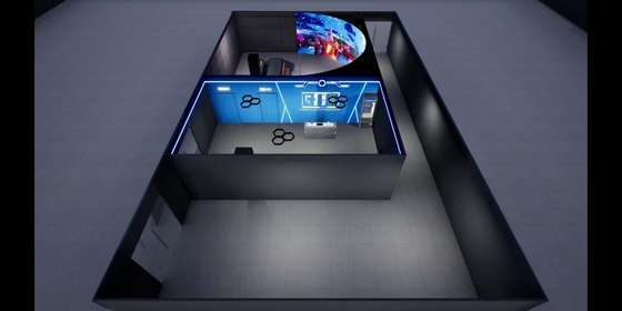 High-Performance Curved Screen Cinema with Resin Composite Materials Modular Design and Quick Assembly for Theme Parks