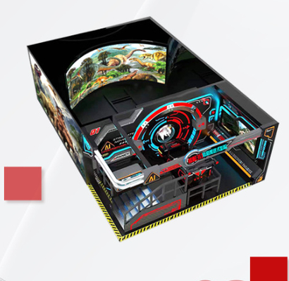 High Brightness 6800 ANSI Lumens Curved Screen Cinema with Six Degree of Freedom Dynamic Seat and Dual Screen Fusion Technology