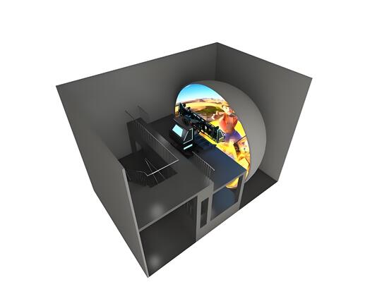 Good price High Brightness 6800 ANSI Lumens VR Dome Cinema with 150 Degrees Vertical Perspective and 2.0 Channel Surround Sound online