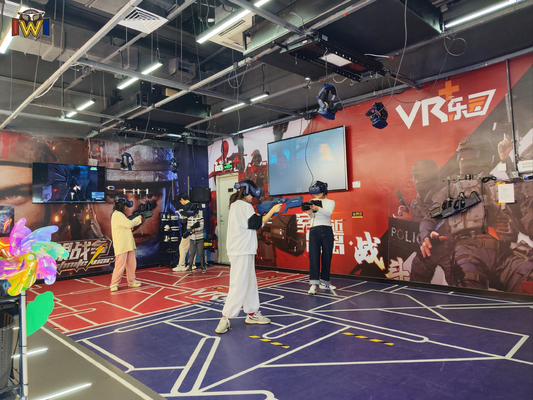 XR Arena Location Based VR Space Game with Interactive Effects