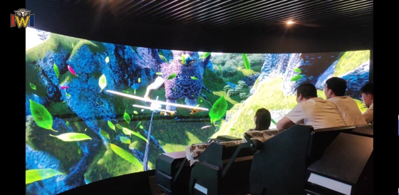 Giá tốt. Rạp chiếu phim màn hình cong 4D 9D Flying Theater cho Công viên giải trí trực tuyến