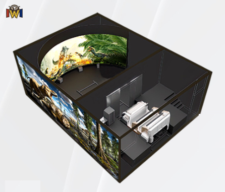 Good price 4D 9D Flying Theater Curved Screen Cinema for Theme Parks online
