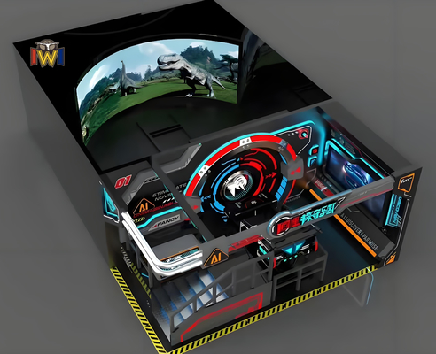Good price VR 3D Track Cinema Curved Screen Theater 4D 9D Flying Cinema online