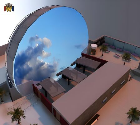 Хорошая цена Кинотеатр VR Dome с 4D-креслами для тематических парков онлайн