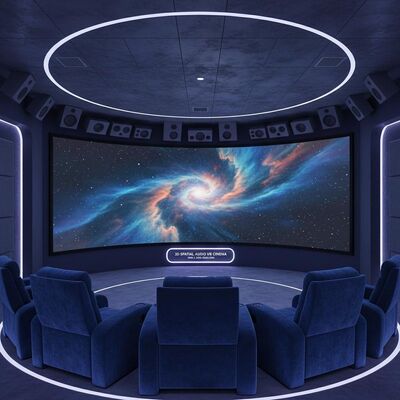 سعر جيد سينما VR مع دقة 3840 × 2160 بكسل ، صوت مكاني ثلاثي الأبعاد المدمج ، ونظام صوت 5.1 لتجربة غامرة الانترنت