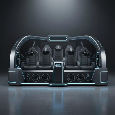 Good price 8.5kw Rated Power VR Cinema Theater with 6 Seats For 6 Players and 5.1 Sound System for Immersive 9D VR Cinema Experience online